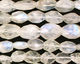 Moonstone (rainbow) Faceted Flat Oval 7-10x7-8mm