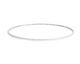 Nunn Design Antique Silver (plated) Small Flat Bangle Bracelet 70mm