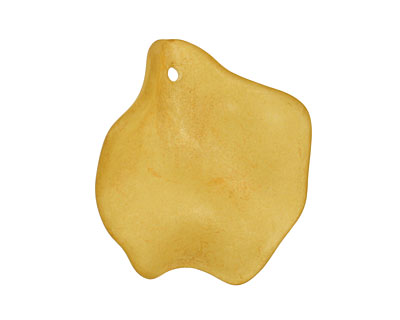 Lucite Bamboo Petal 25x27mm