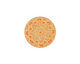 Lillypilly Orange Lace Anodized Aluminum Disc 19mm, 24 gauge