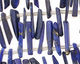 Lapis Freeform Stick Drop Graduated 2-4x11-32mm