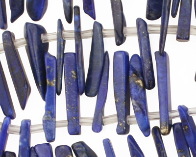 Lapis Freeform Stick Drop Graduated 2-4x11-32mm