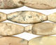 African Opal 4-Sided Rice 30x10mm