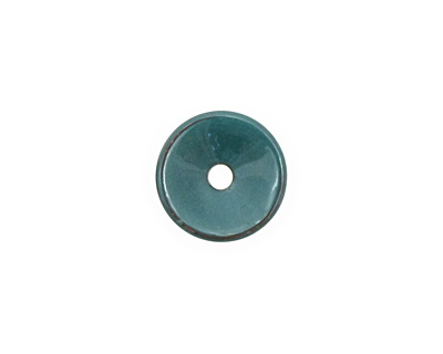 C-Koop Enameled Metal Peacock Blue Chip 3-4x12-13mm