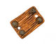 Earthenwood Studio Ceramic Single Bolted Lumber Link 24-26x17mm