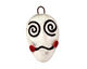 Earthenwood Studio Ceramic Spookyhead Ghostie Pendant 16x25mm