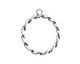 Nunn Design Sterling Silver (plated) Rope Connector 23x27mm