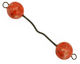 Jangles Ceramic Orange Wavy Link 56-67x11-12mm