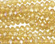 Honey AB Crystal Faceted Rondelle 6mm