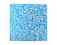 Lillypilly Turquoise Scrolling Vine Anodized Aluminum Sheet 3"x3", 24 gauge