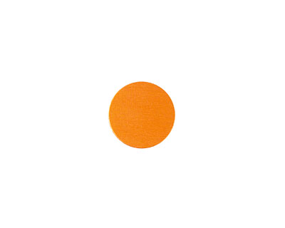 Lillypilly Orange Anodized Aluminum Disc 11mm, 24 gauge