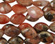 Rhodonite w/ Pyrite Horse Eye 14x10mm
