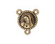 TierraCast Antique Gold (plated) Our Lady Link 19x22mm