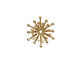 Brass Layered Snowflake 18mm