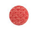 Lillypilly Red Reeds Anodized Aluminum Disc 25mm, 24 gauge