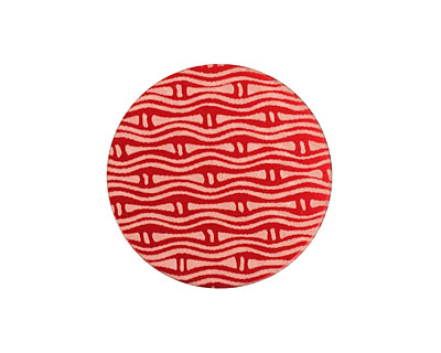 Lillypilly Red Reeds Anodized Aluminum Disc 25mm, 24 gauge