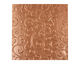 Lillypilly Antique Scrolling Vine Embossed Patina Copper Sheet 3"x3", 36 gauge