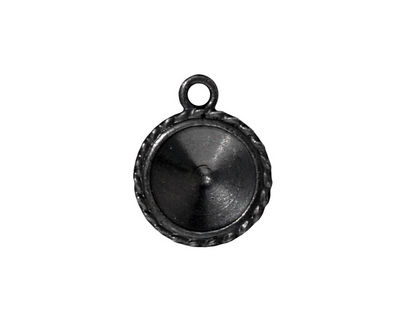 TierraCast Gunmetal Twisted Round Frame 16x20mm