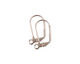 Nunn Design Antique Silver (plated) Large Oval Leverback Earwire 11x17mm