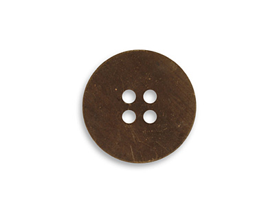 Vintaj Natural Brass Button Altered Blank 19mm
