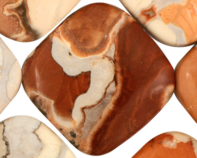 Conglomerate Jasper Diamond 35mm