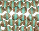 Czech Glass Turquoise Picasso Chandelier Cut 8mm