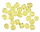 Czech Fire Polished Glass Jonquil Round 6mm