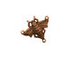 Stampt Antique Copper (plated) Queen Bee 3-Ring Connector 20x17.5mm