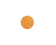 Lillypilly Orange Crochet Anodized Aluminum Disc 11mm, 24 gauge