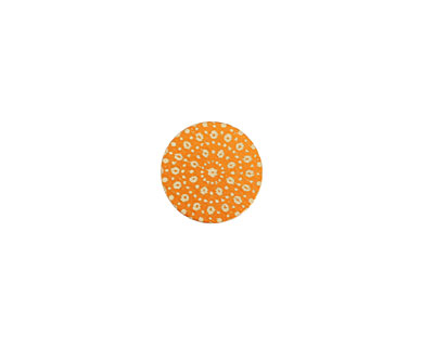 Lillypilly Orange Crochet Anodized Aluminum Disc 11mm, 24 gauge