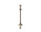 Stampt Antique Pewter (plated) Fleur de Lis Connector 27x5mm