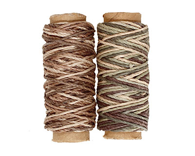 Camouflage/Earthy Hemp Twine 20 lb, 29 ft x 2 colors