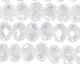 Crystal AB Faceted Rondelle 8mm