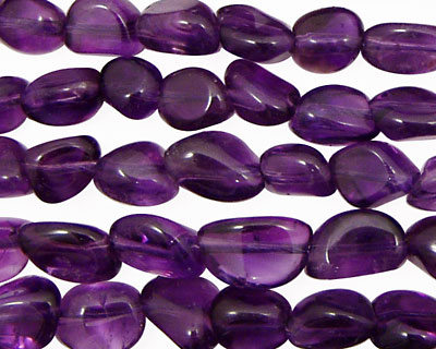 Amethyst Tumbled Nugget 7-13x5-8mm