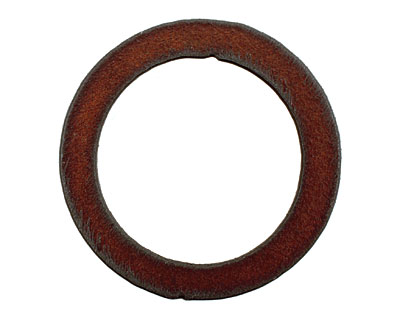 The Lipstick Ranch Rusted Iron Large Circle Pendant 50mm