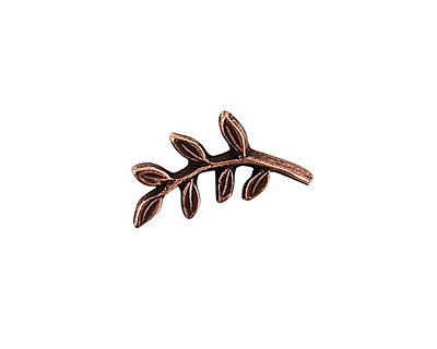 Nunn Design Antique Copper (plated) Fern Toggle Bar 19x9mm