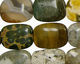 Ocean Jasper Thin Pillow 20x14-15mm