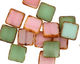 Czech Glass Apple Jack Square 10mm
