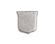 Nunn Design Antique Silver (plated) Crest Ensign Tag 17mm