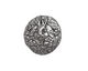 Green Girl Pewter Rabbit Button 20mm