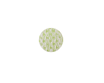 Lillypilly Lime Green Reeds Anodized Aluminum Disc 11mm, 24 gauge