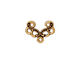 TierraCast Antique Gold (plated) 5-2 Keepsake Link 12x16mm