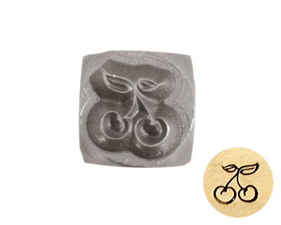 Cherries Metal Stamp 6mm