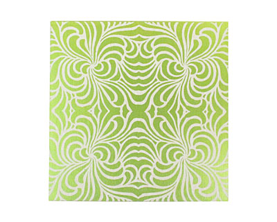 Lillypilly Lime Green Morphed Anodized Aluminum Sheet 3