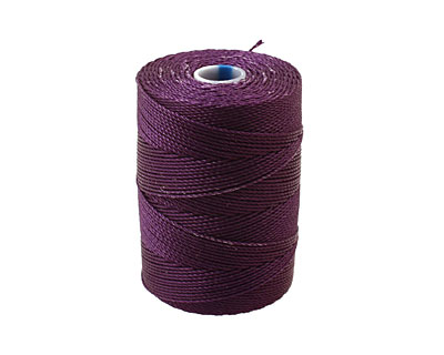 C-Lon Purple Fine Weight (.4mm) Bead Cord