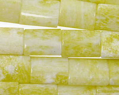 Natural Lemon Jade Thin Pillow 14x10mm