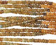 Green Tourmaline Irregular Faceted Rondelle 3.5-4mm