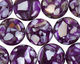 Shell Mosaic (violet) Puff Coin 16mm