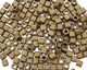 TOHO Frosted Antique Bronze Cube 4mm Seed Bead