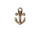 TierraCast Antique Brass (plated) Anchor Charm 12x20mm